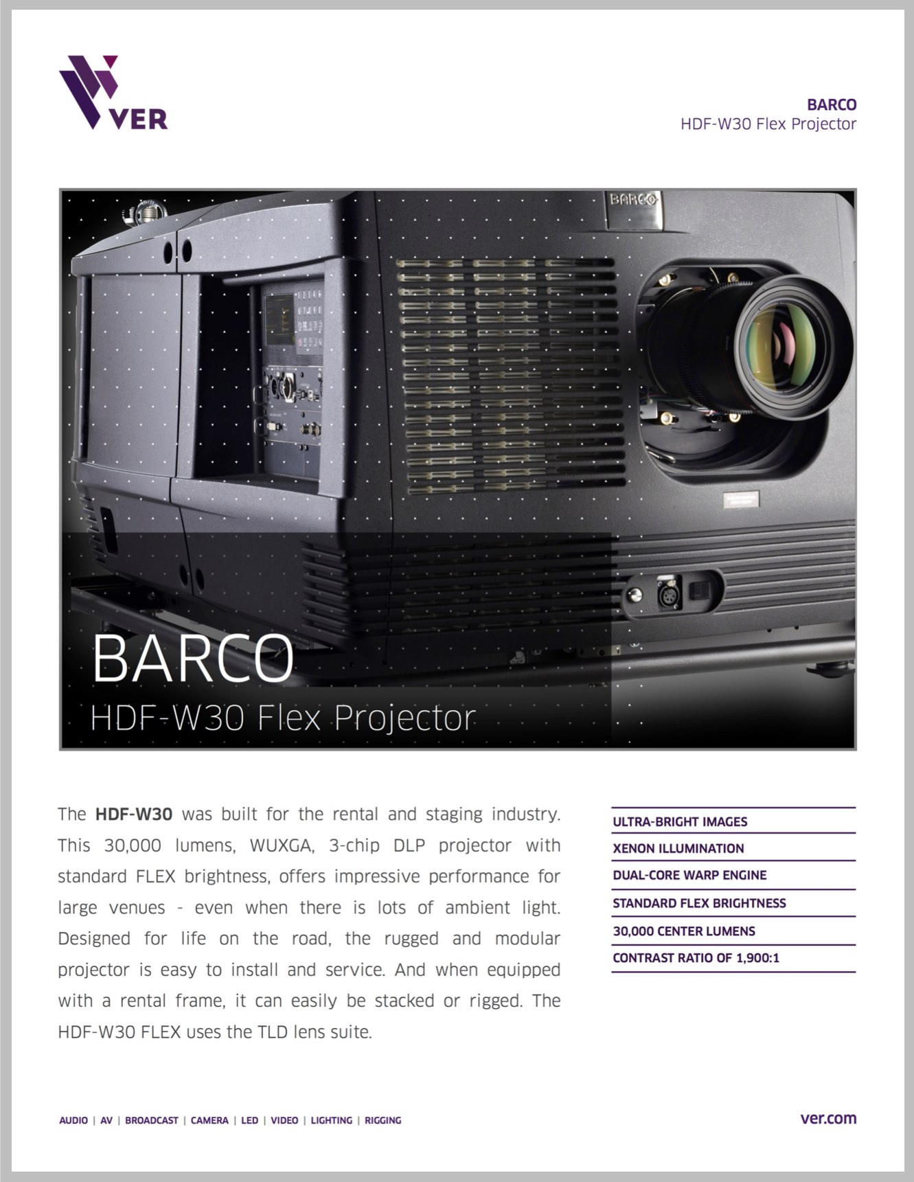 Barco Digital Projectors: We Make Creativity Happen!