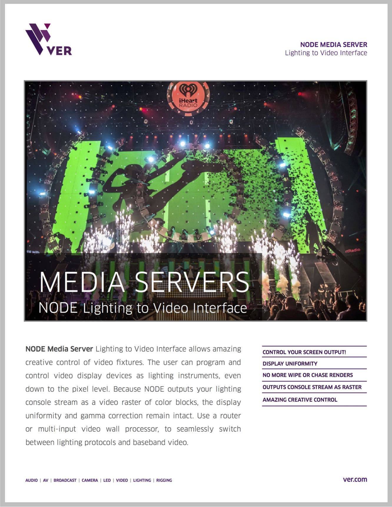 World-Class Media Servers: We Make Creativity Happen!