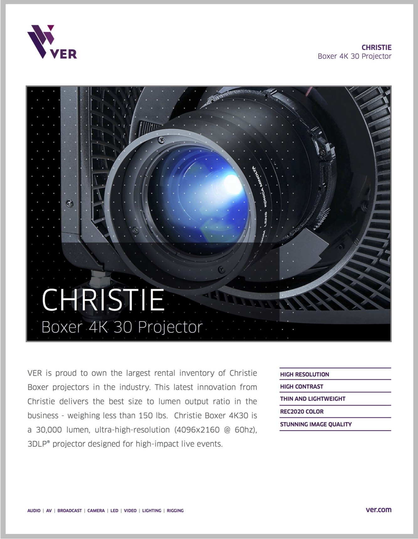 Christie Boxer Projectors: We Make Creativity Happen!