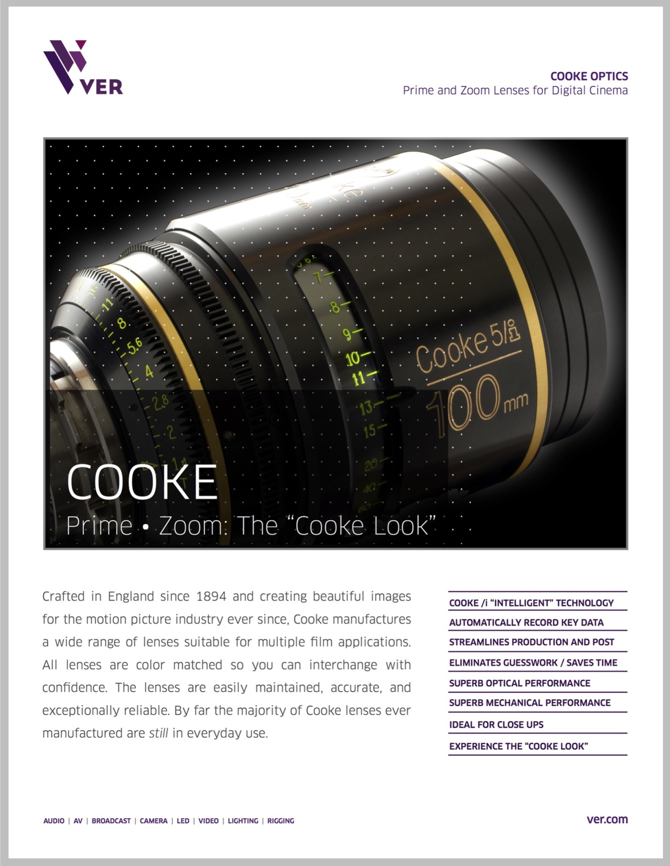 Cooke Digital Cinema Lenses: We Make Creativity Happen!