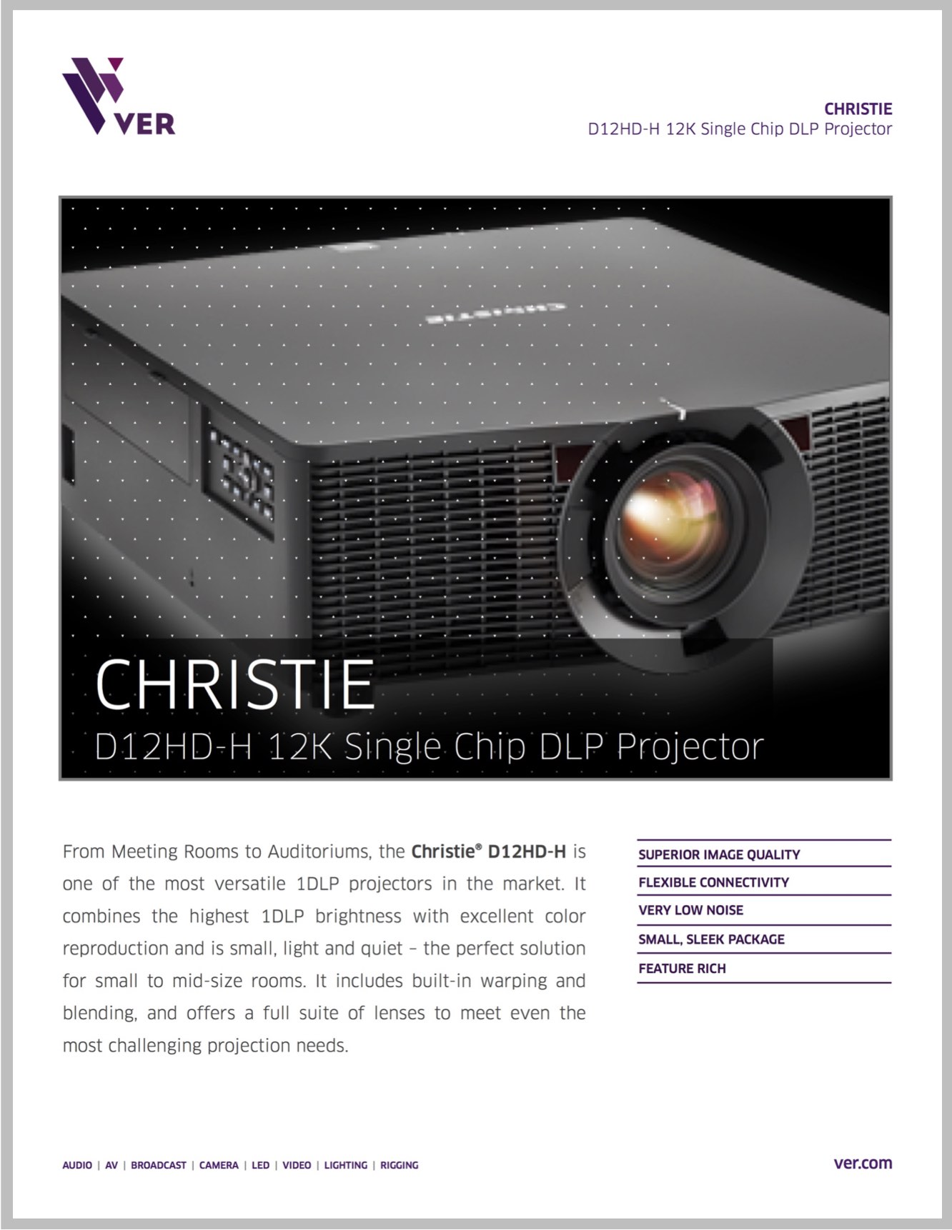 Christie Projectors: We Make Creativity Happen!