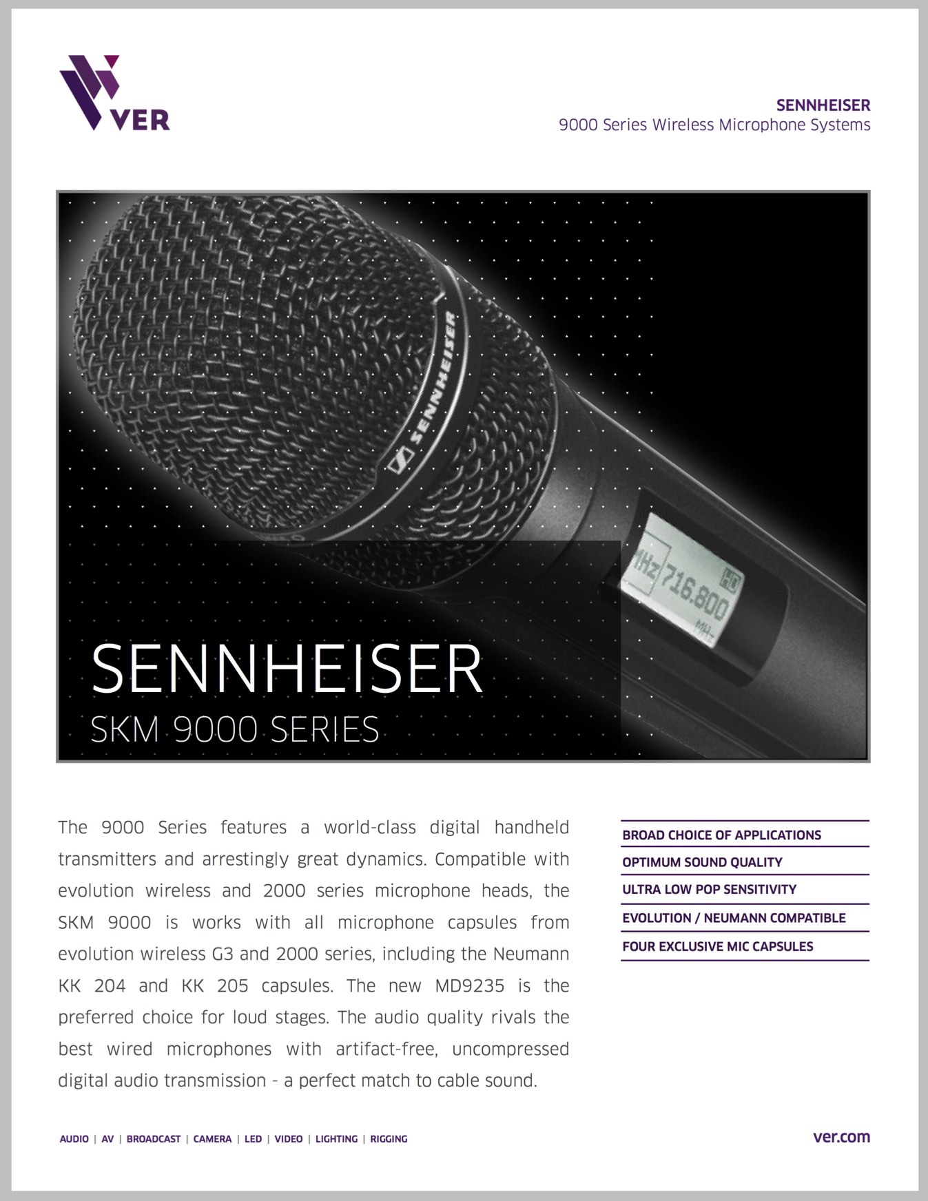 Sennheiser 9000 Series: We Make Creativity Happen!